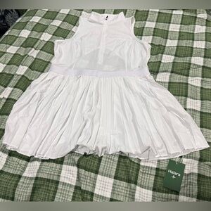 Halara White Tennis Dress size XL